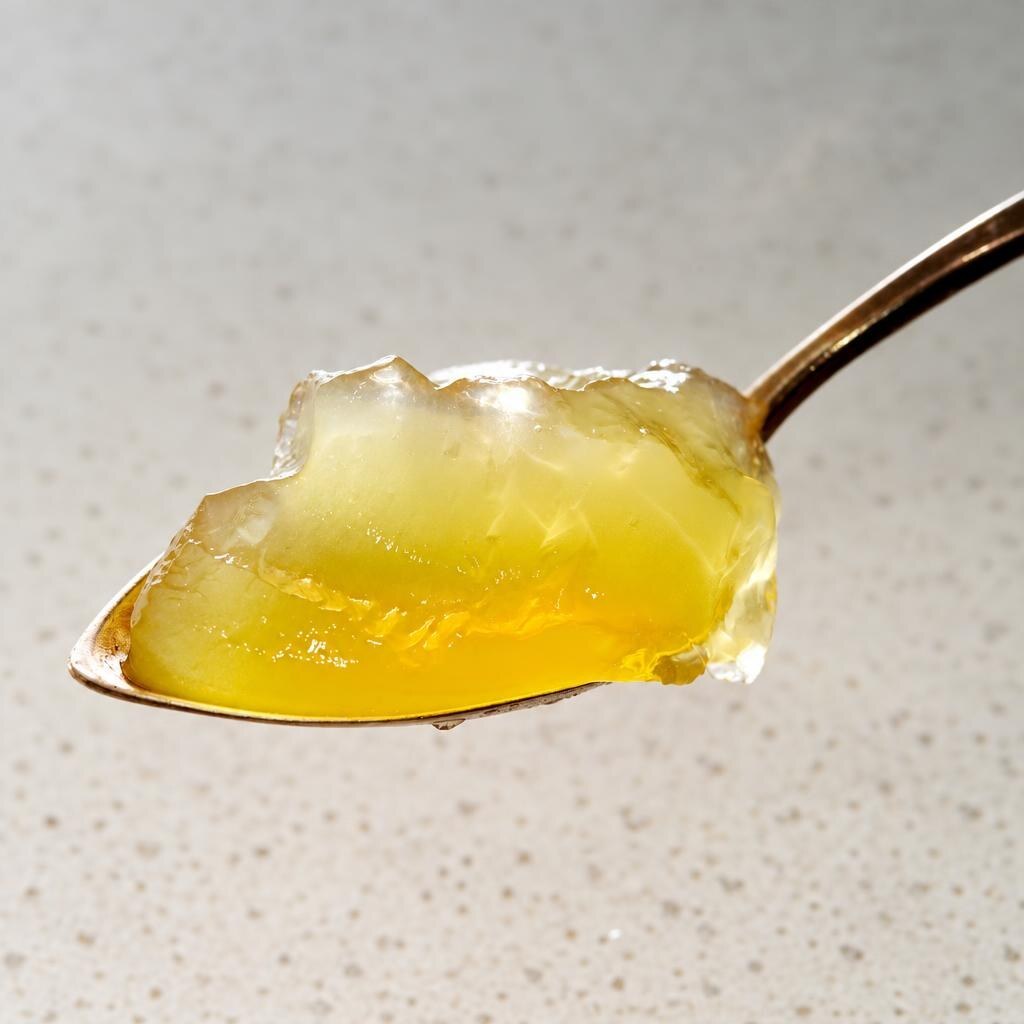 Photo of a spoon of collagen