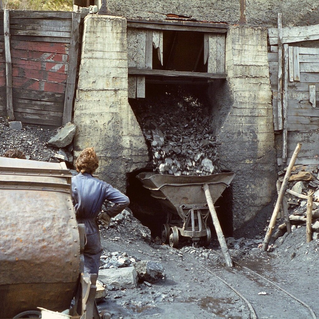 Photo of a coal miner