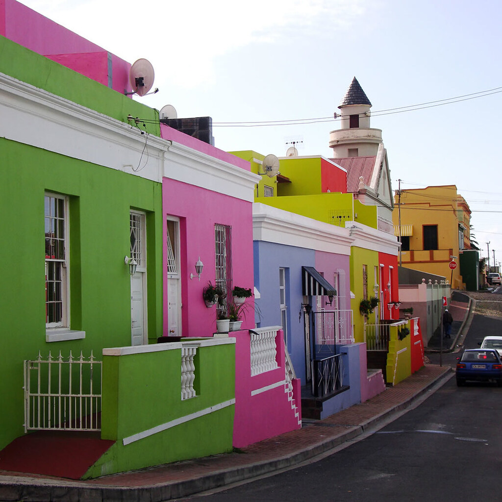 Photo of colorful houses