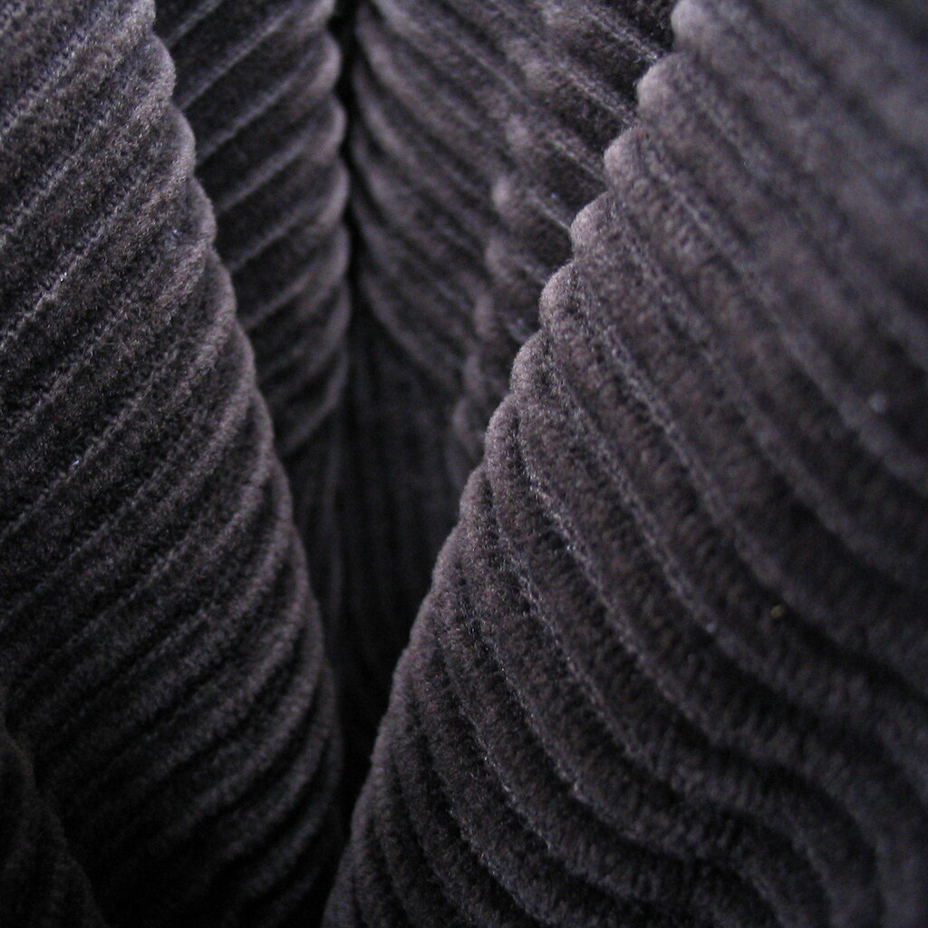 Close up photo of corduroy