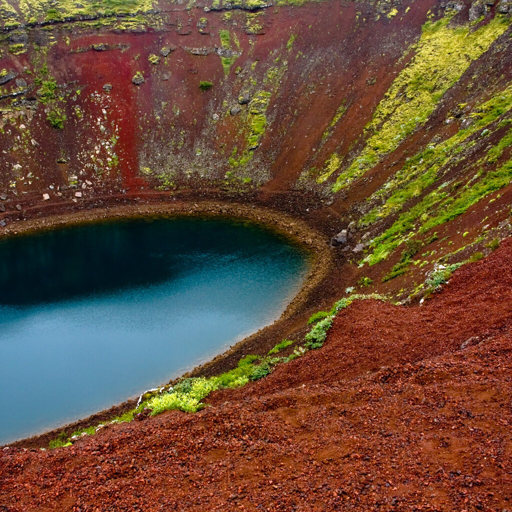 Photo of a crater