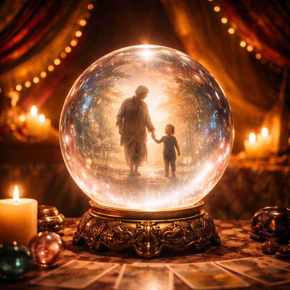 Photo of a crystal ball