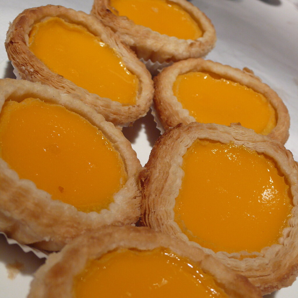 Photo of custard tarts.