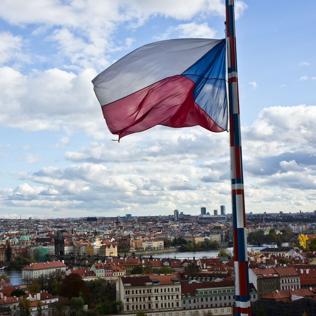 Photo of the Czech flag