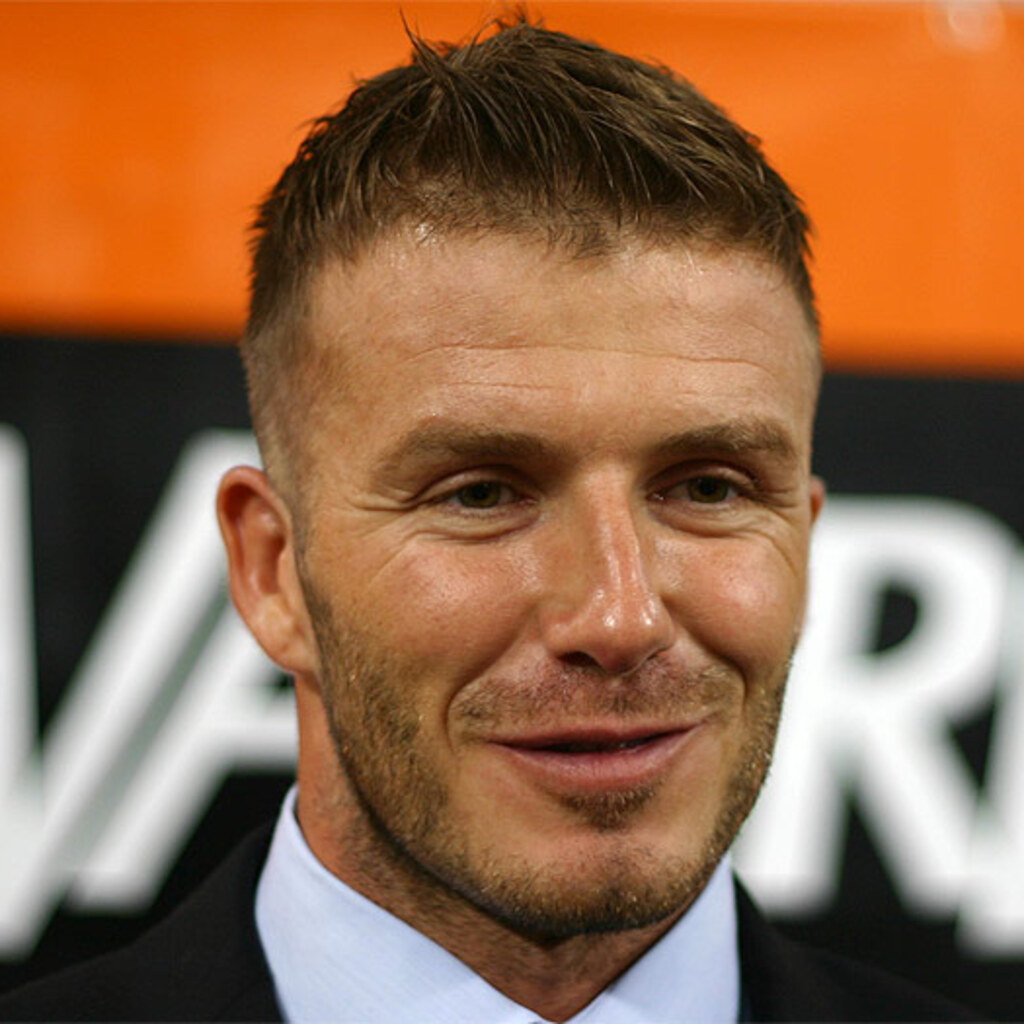 Soccer player David Beckham.