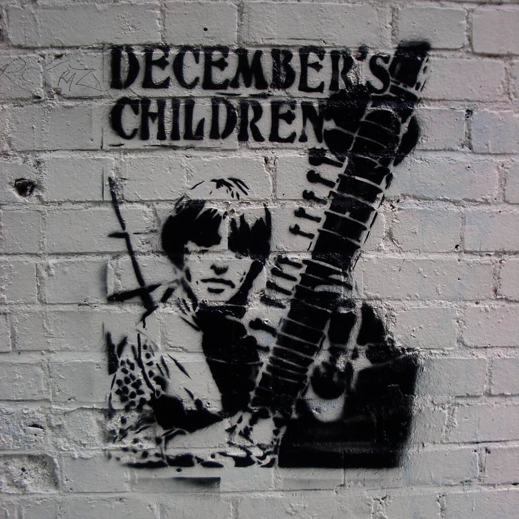 Photo of graffiti that says December