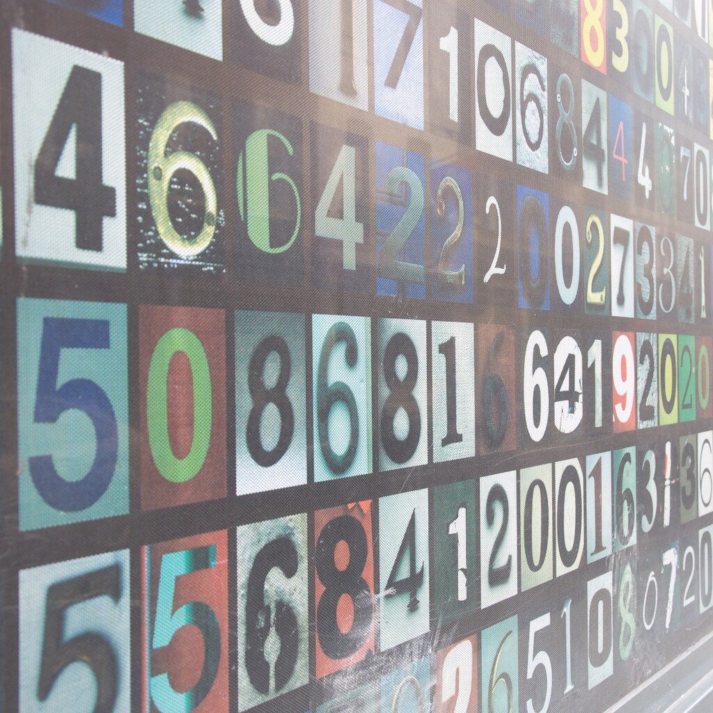 Photo of decimal numbers