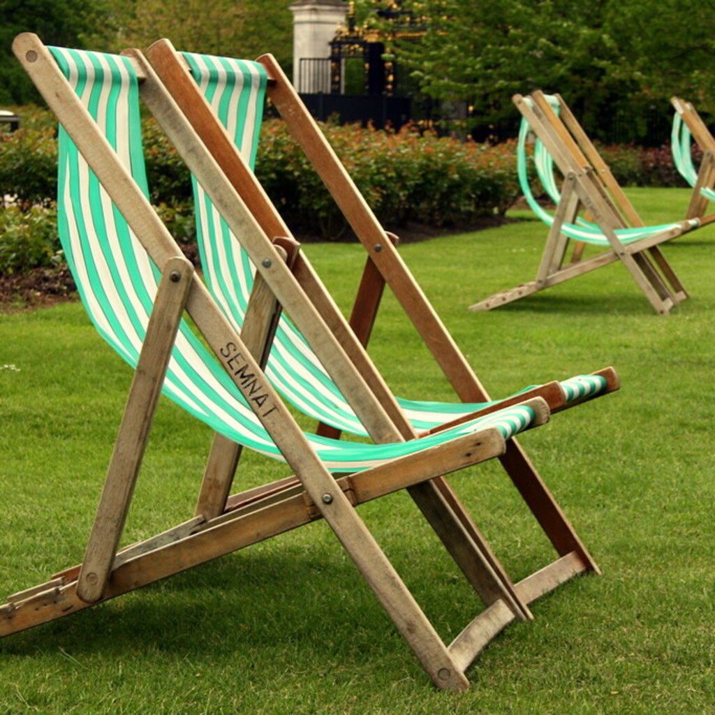 Photo of some deck chairs