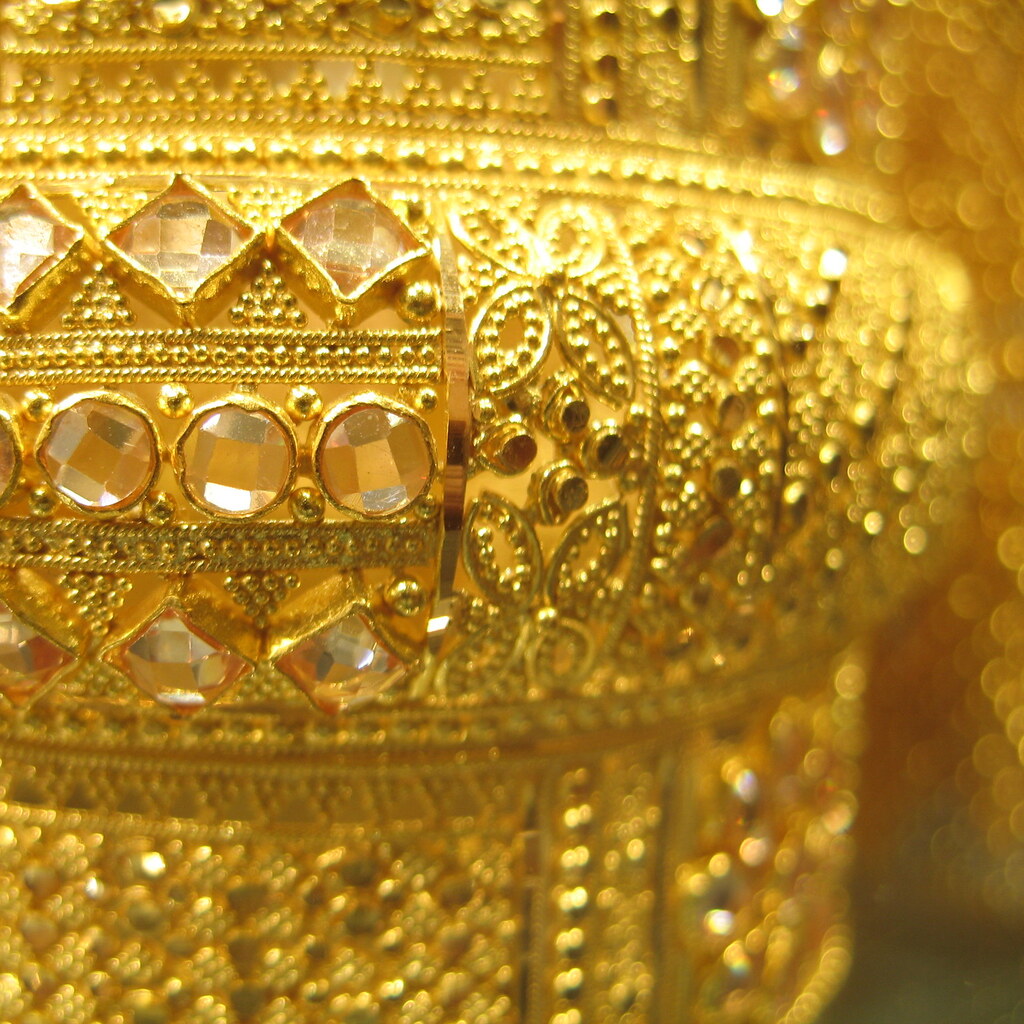 Photo of a detailed bracelet