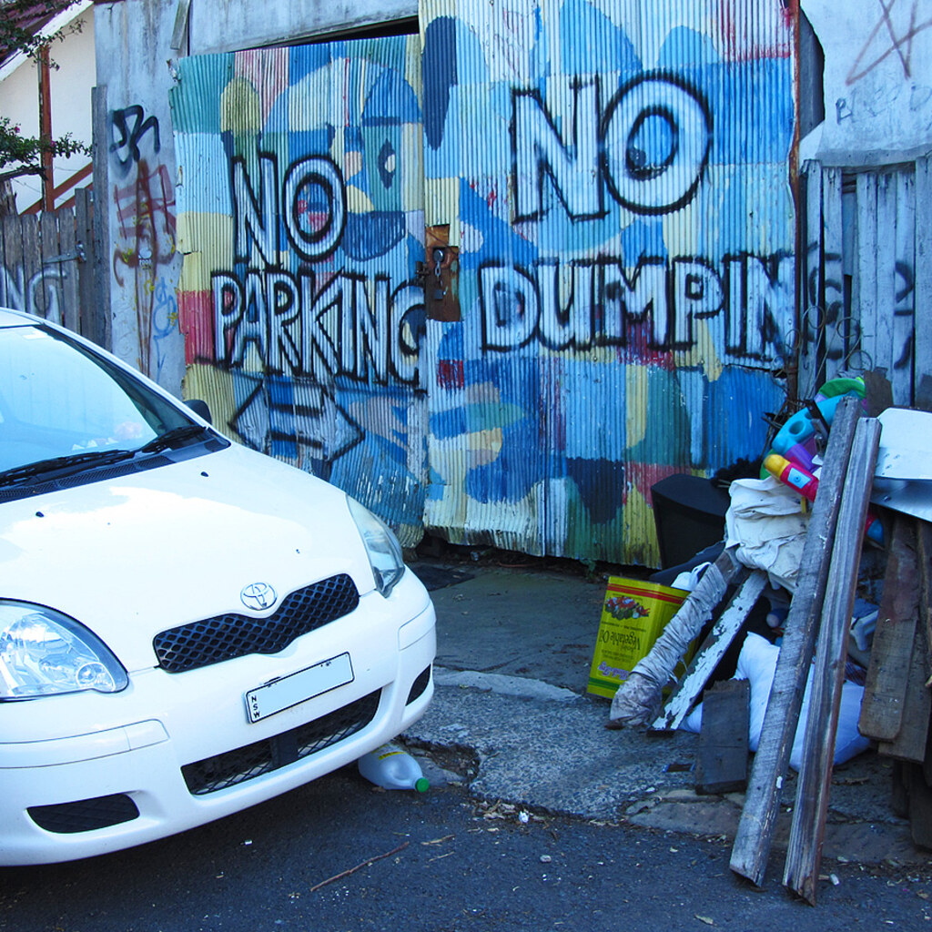 Photo of ironic graffiti