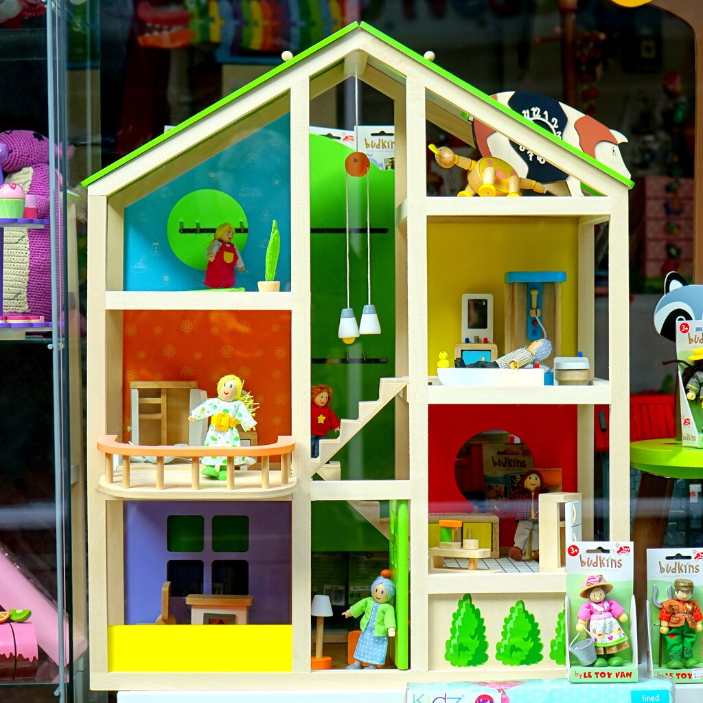 Photo of a doll house