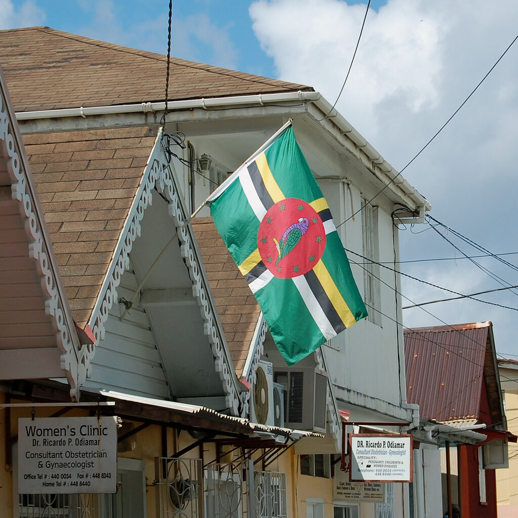 Photo of the Dominican flag