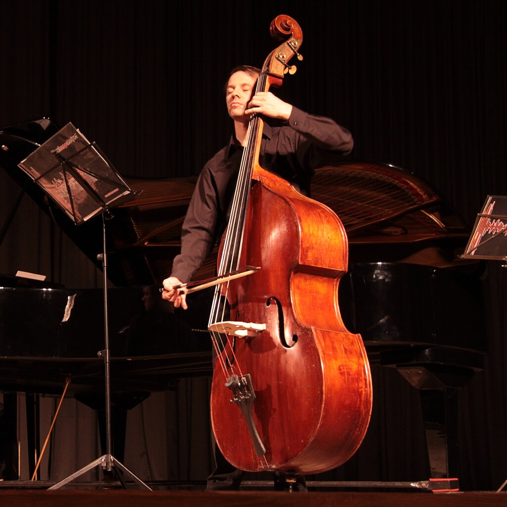 Photo of a double bass