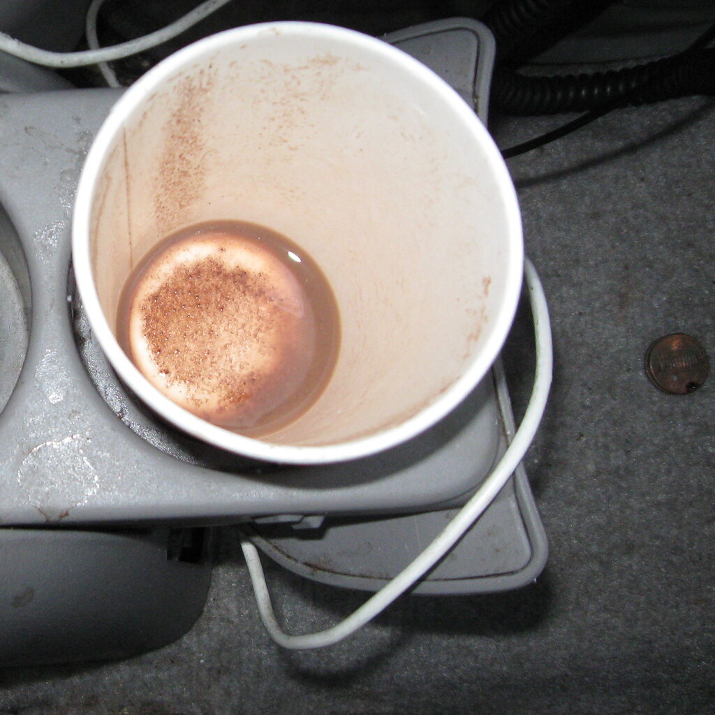 Photo of the dregs of coffee