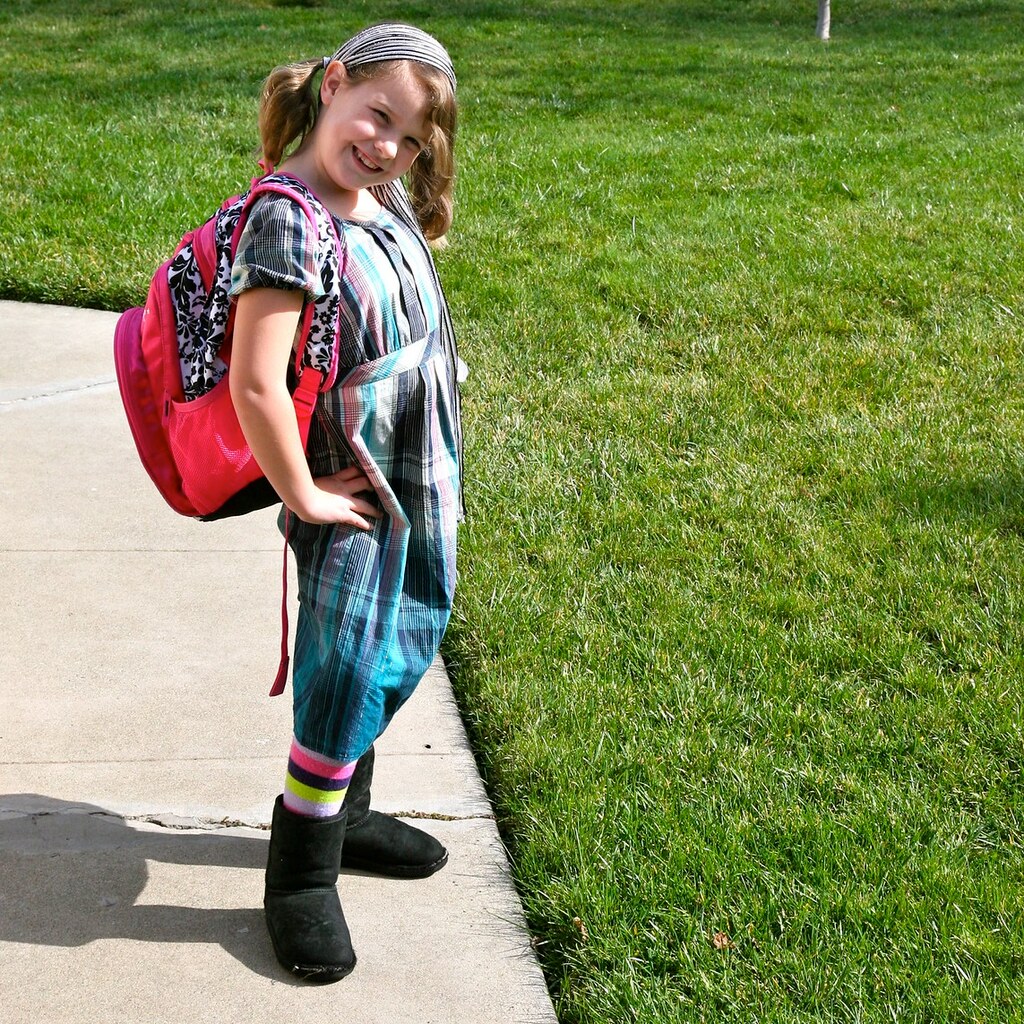Photo of a girl dressed up