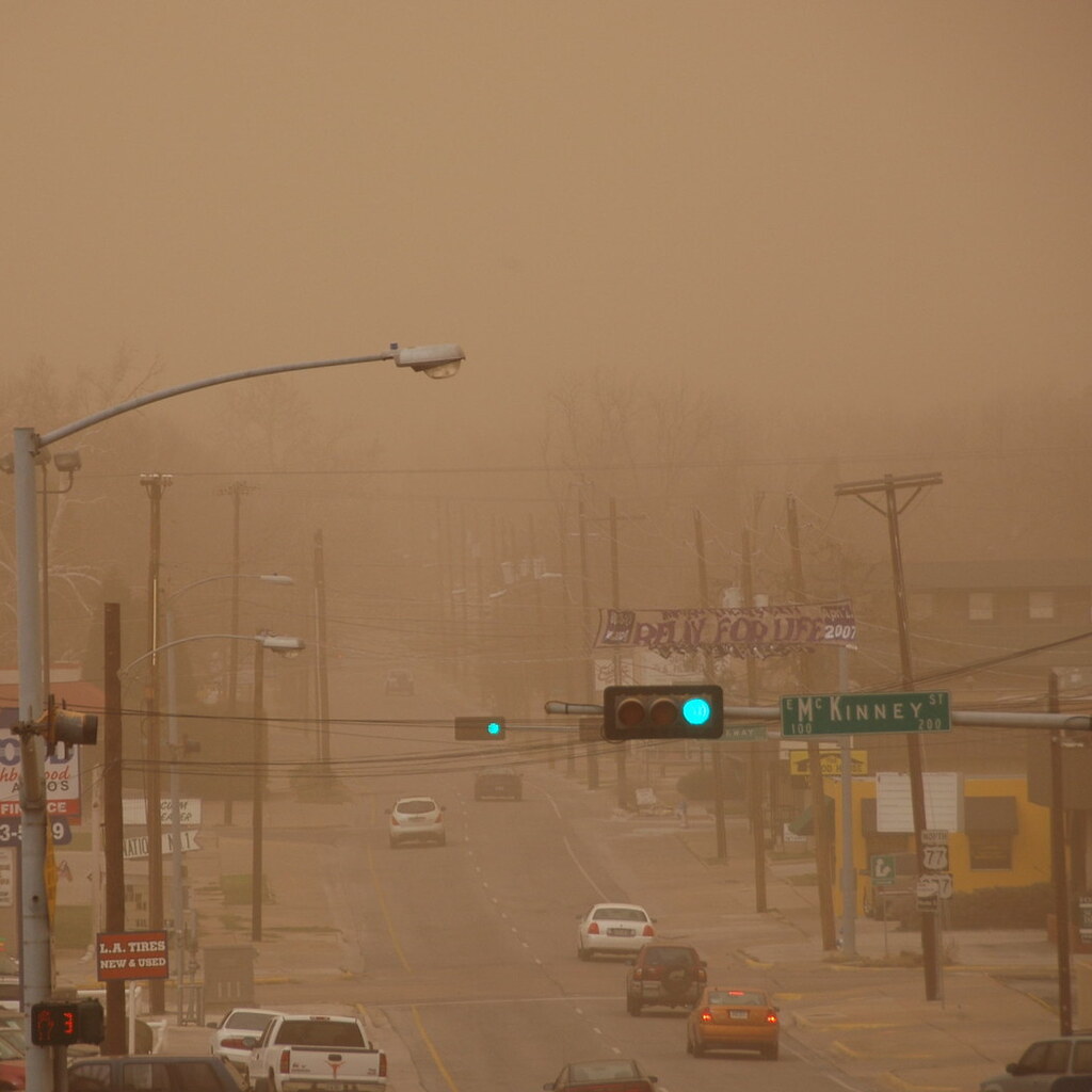 Photo of a dust storm