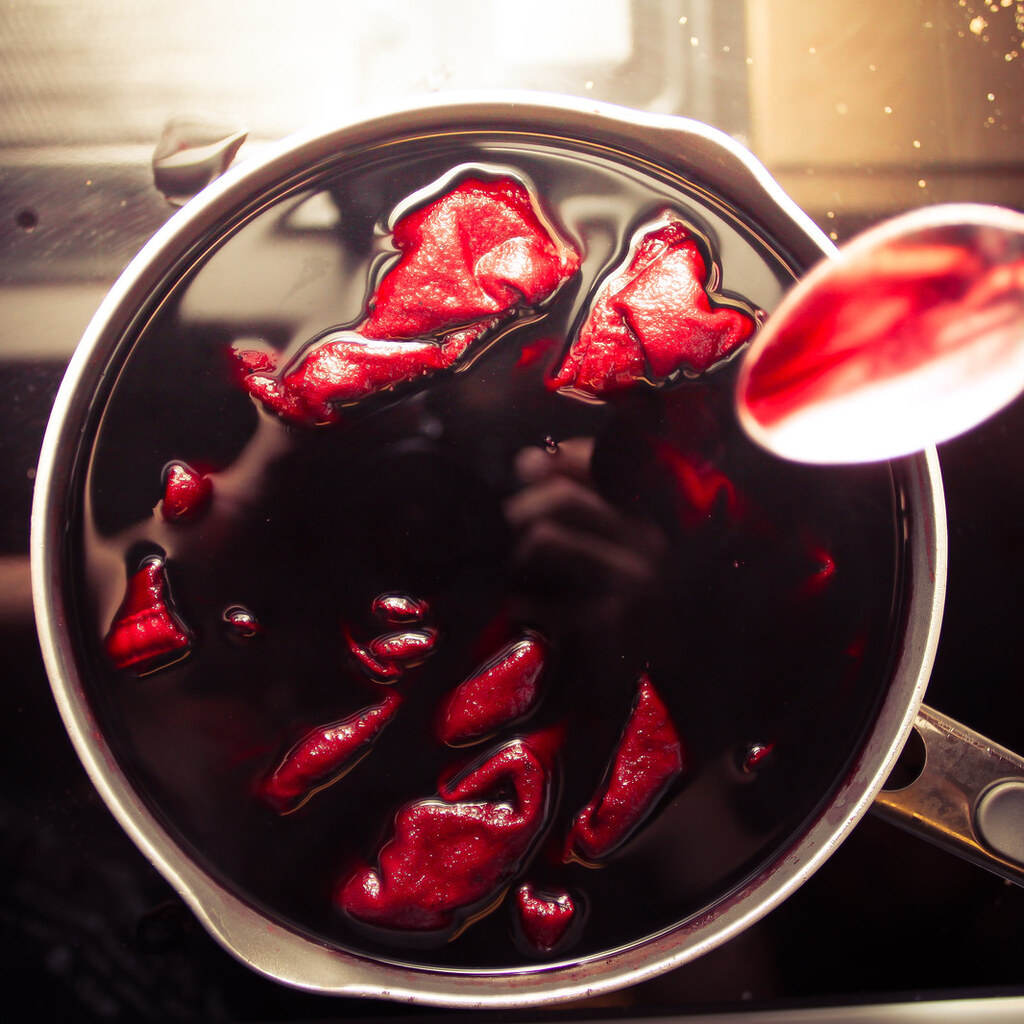 Photo of red dye