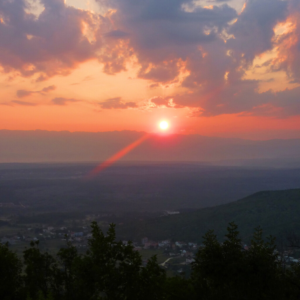 Photo of a sunrise