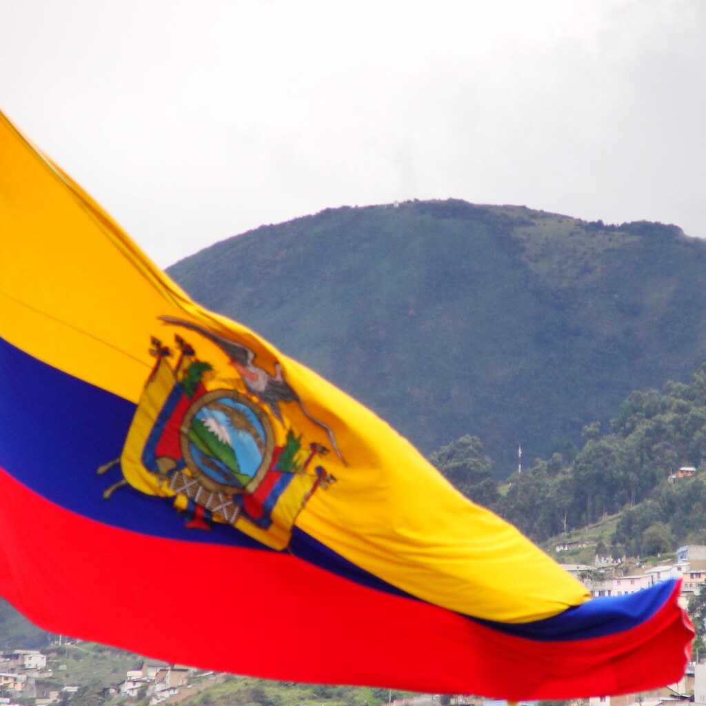 Photo of the Ecuador flag