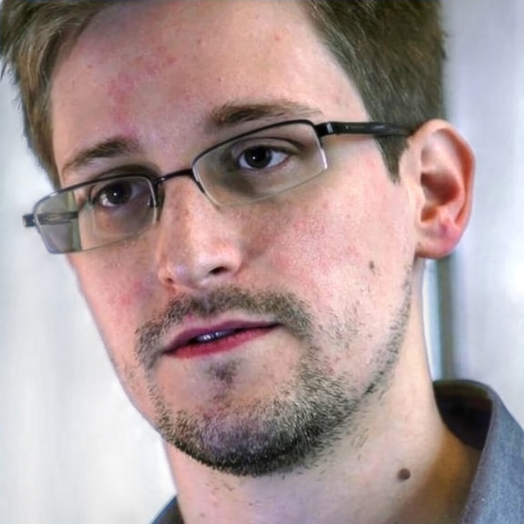 Activist Edward Snowden.