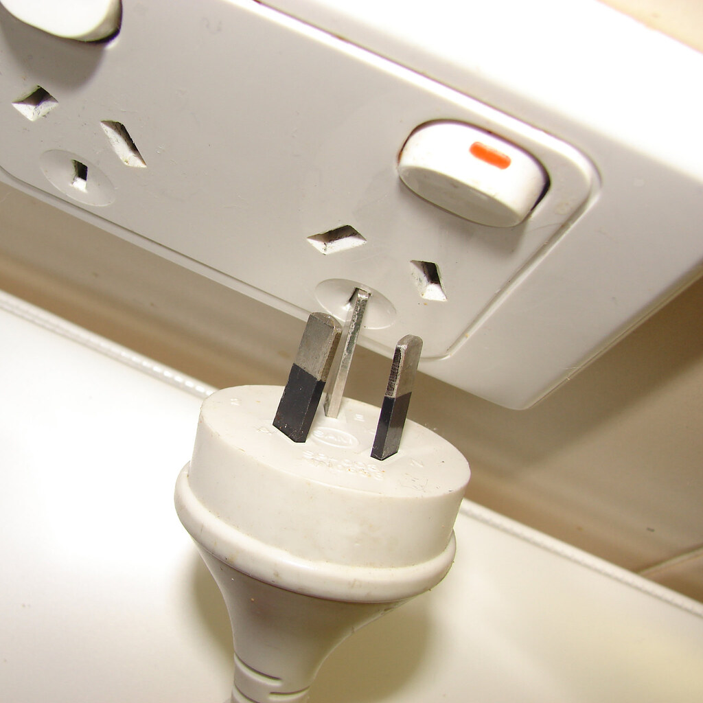 Photo of a power plug