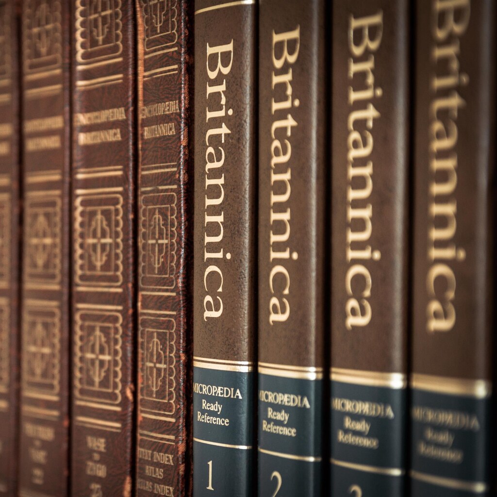 Photo of a set of encyclopedias