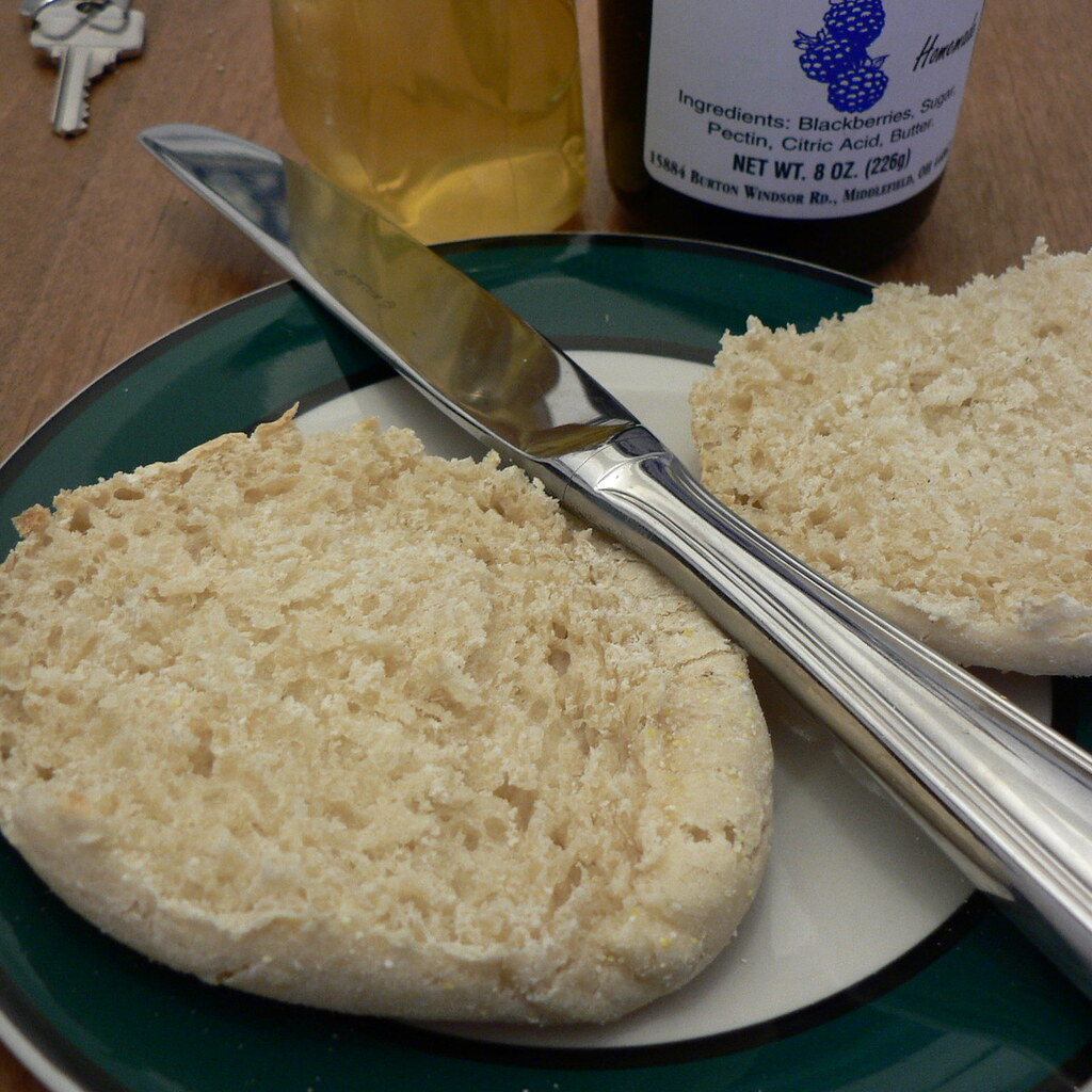 Photo of an English muffin