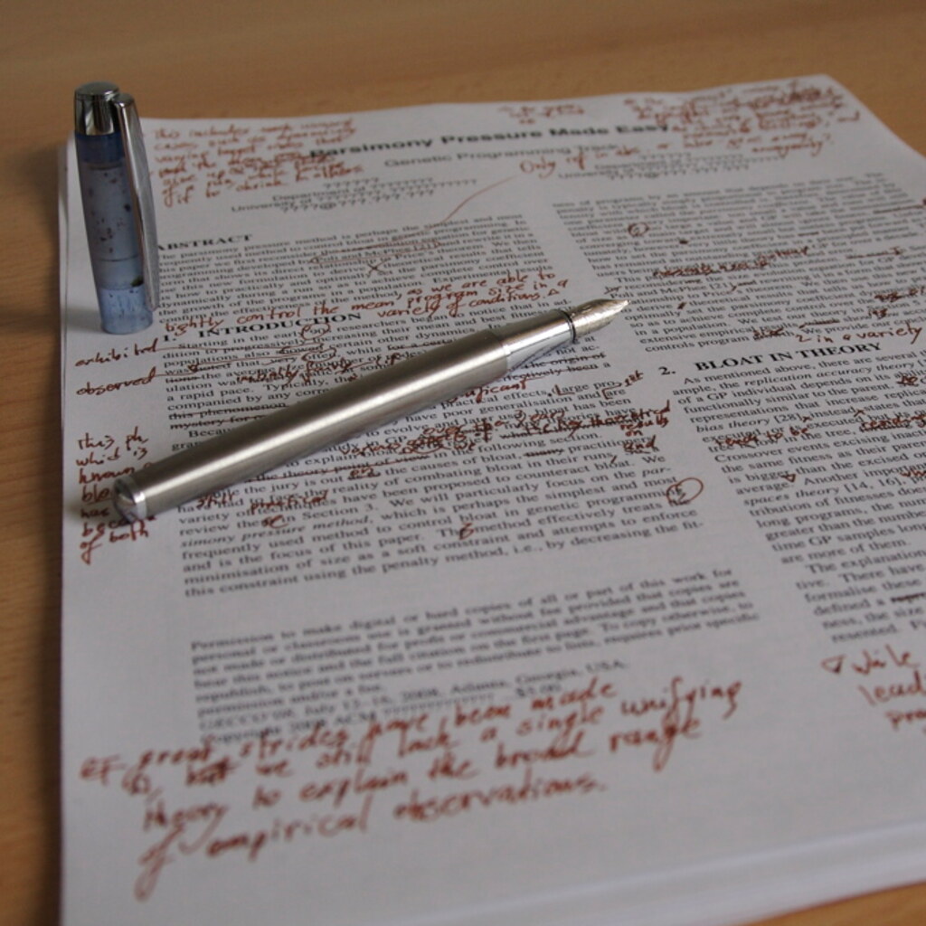 Photo of an essay.