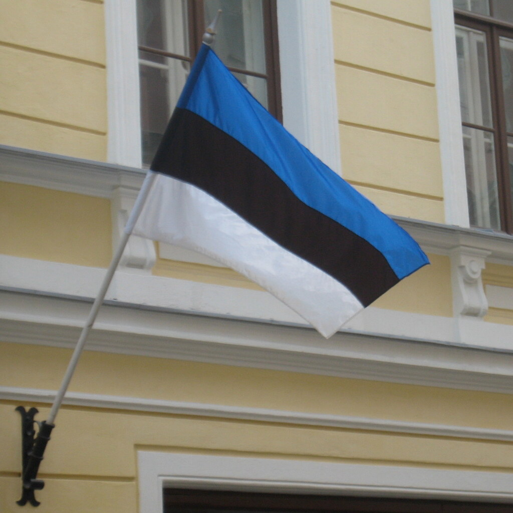 Photo of the Estonian flag