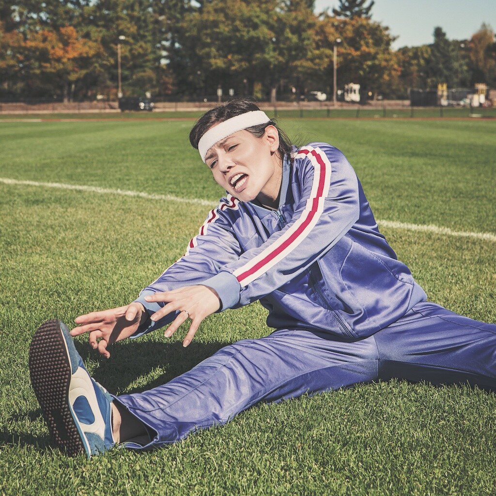 Photo of a woman exercising