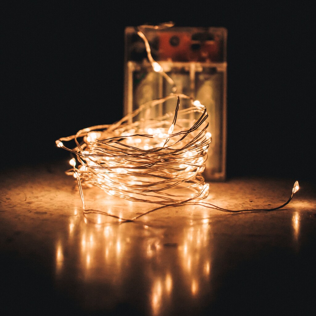 A photo of fairy lights