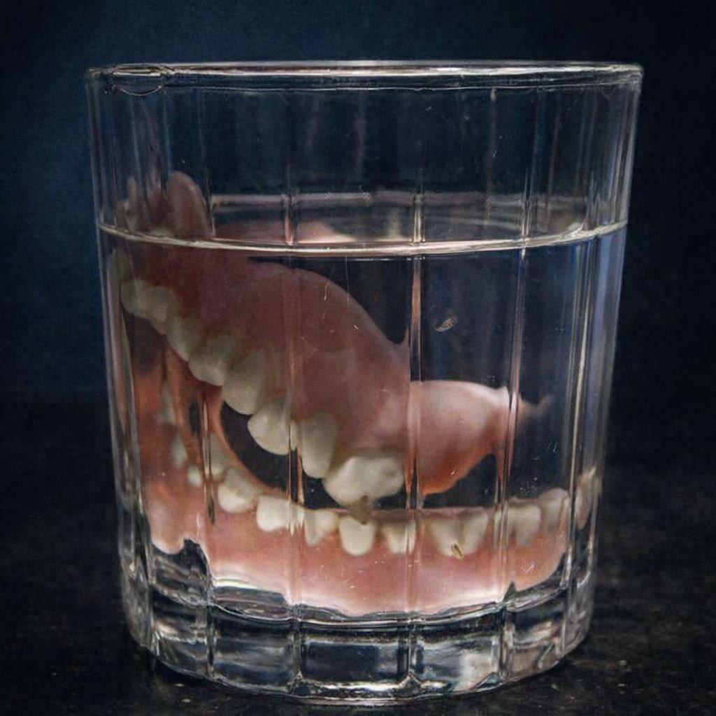 Photo of false teeth
