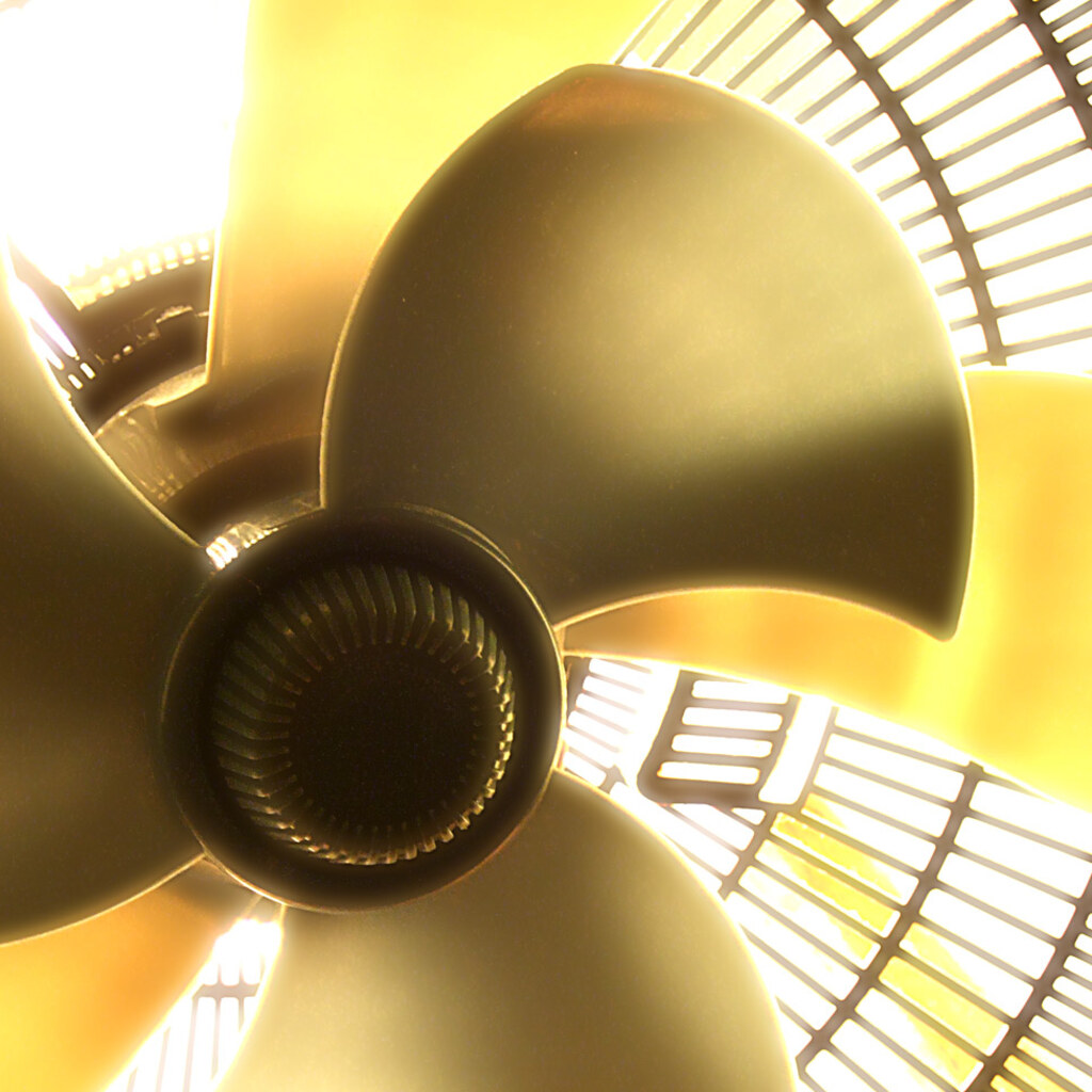 Photo of an electric fan