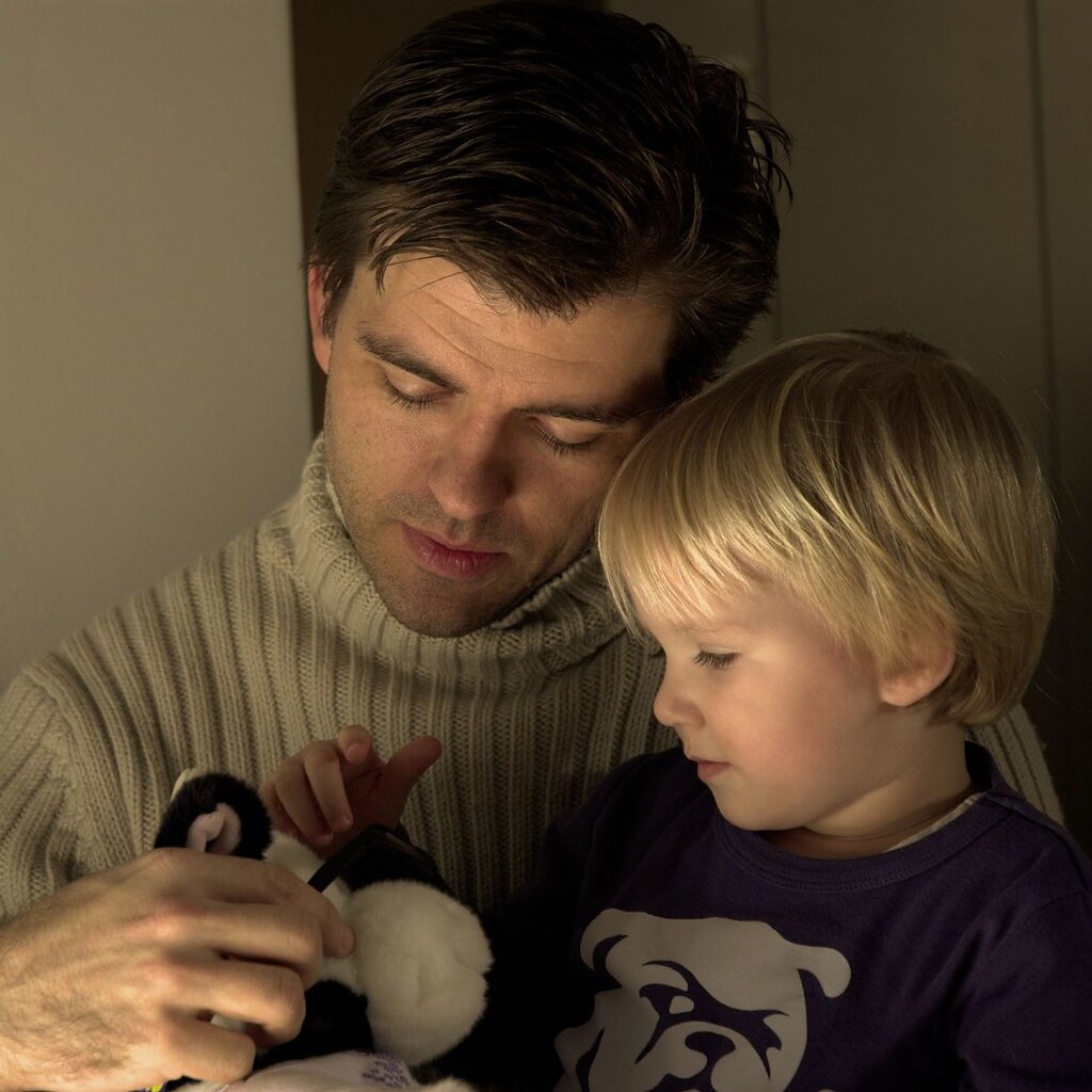 Photo of a father and son
