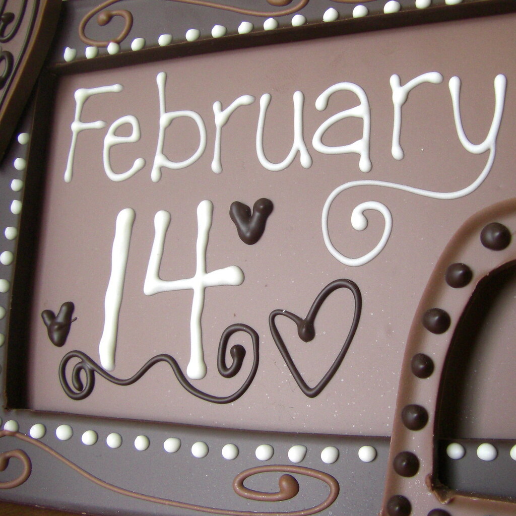 Photo of a sign that says February