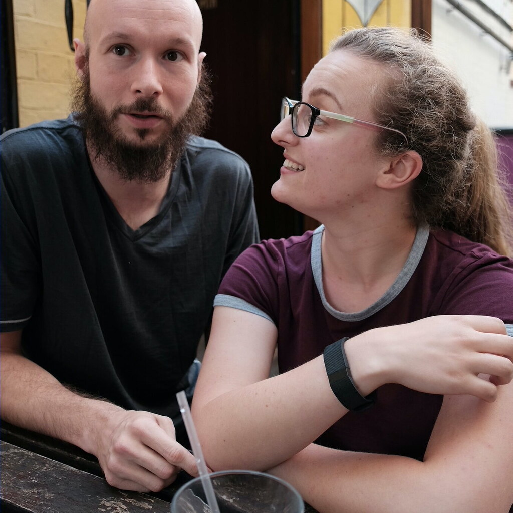 An engaged couple call one another fiance.