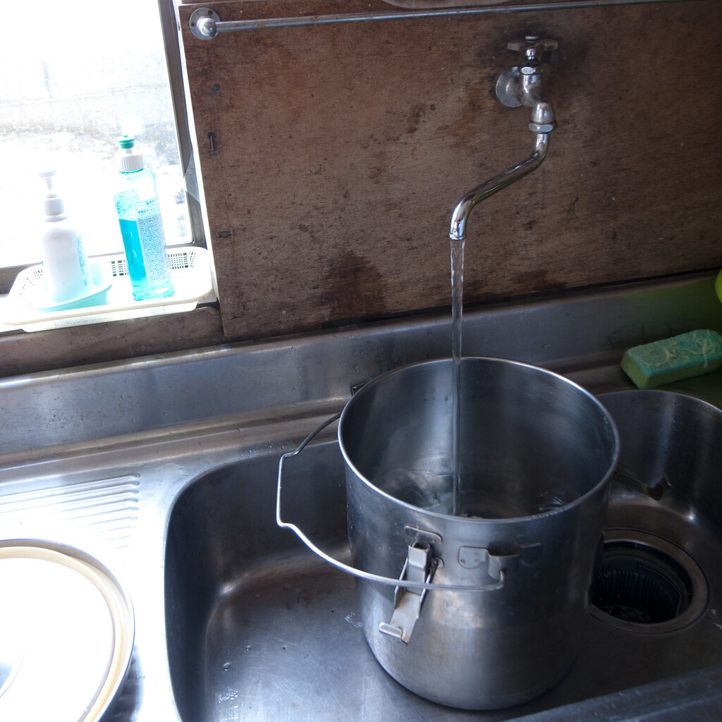 Photo of a bucket being filled