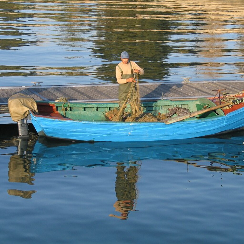 Photo of a fisherman