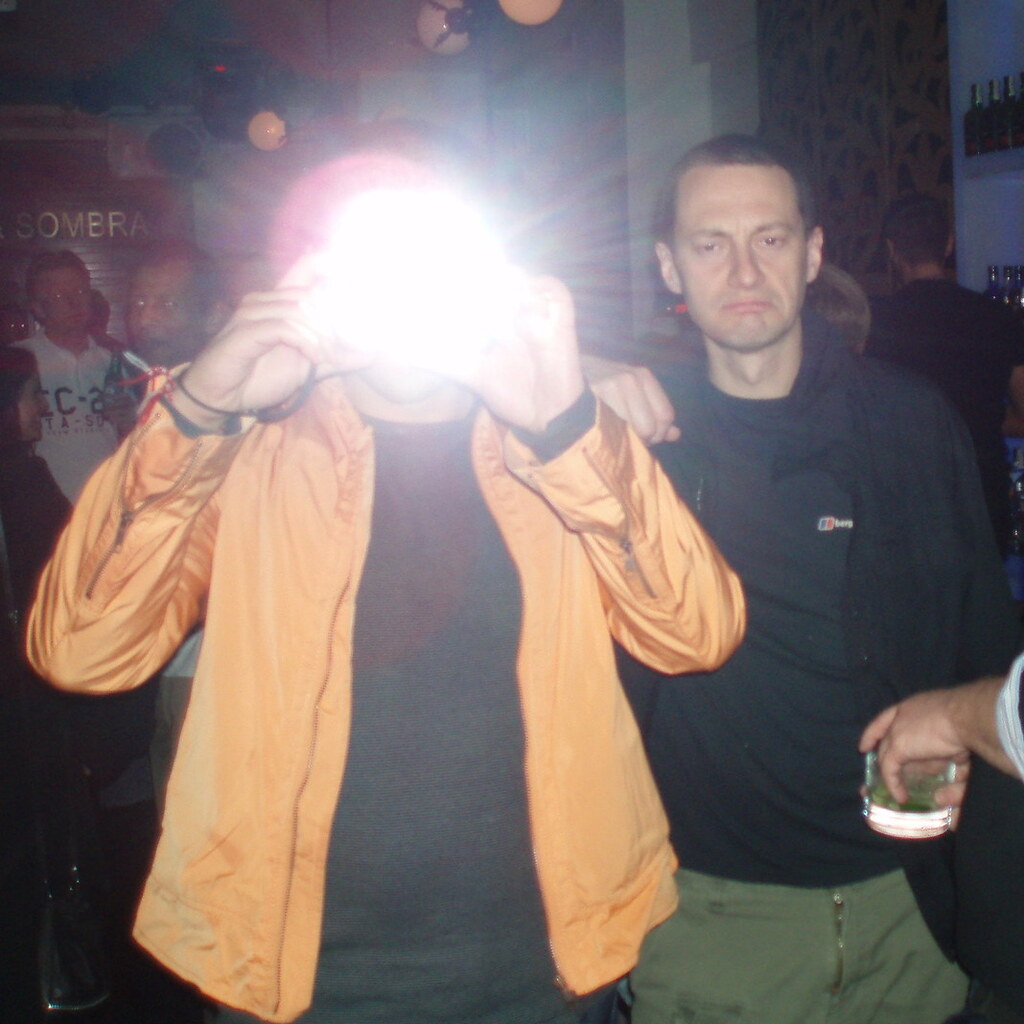 Photo of a camera flash.