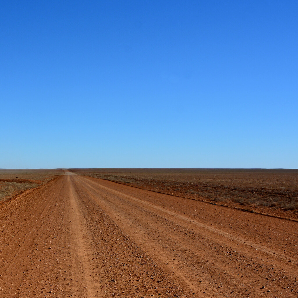 Photo of a flat landscape