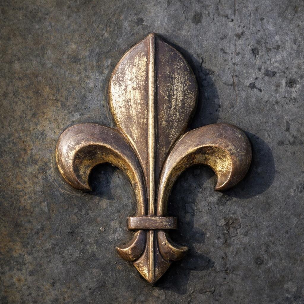 Photo of a Fleur de lis