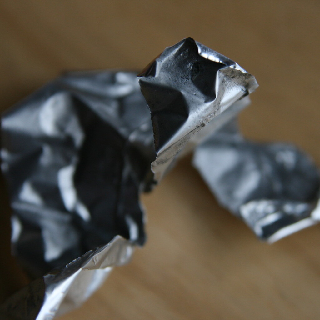 Photo of aluminum foil