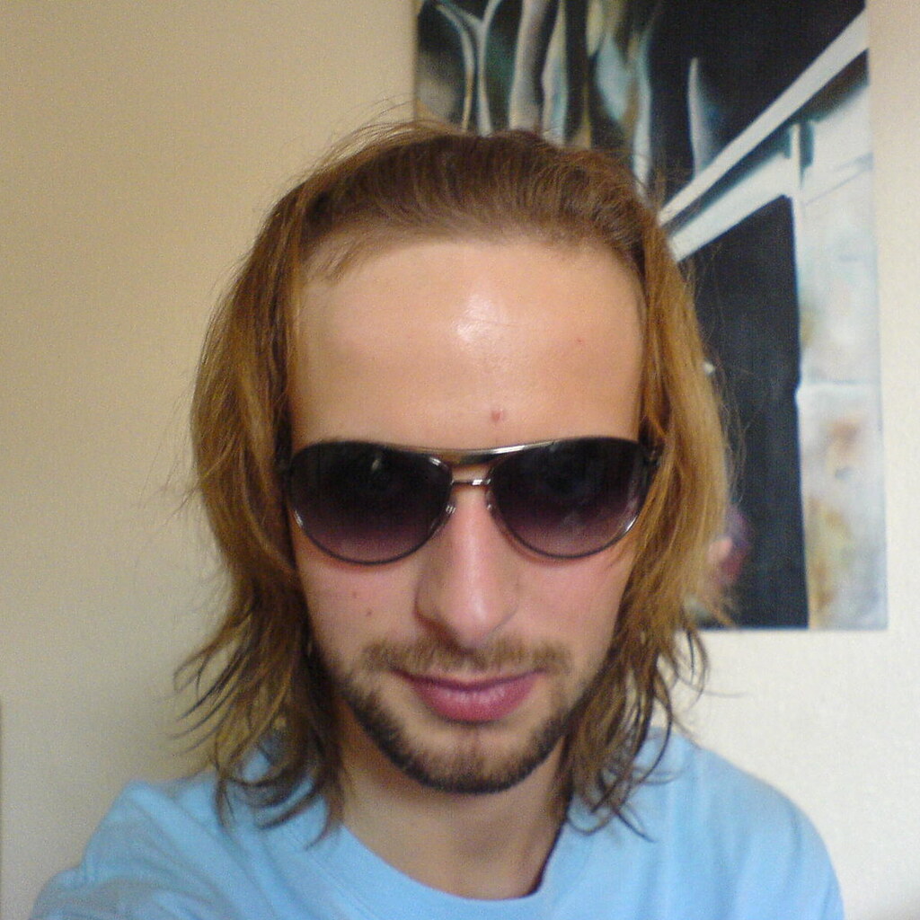 Photo of a man's forehead