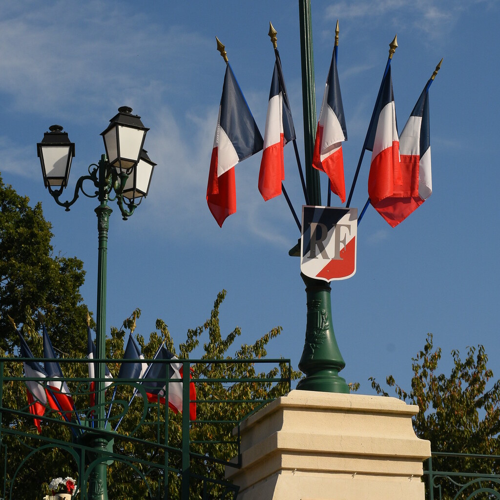 Photo of French flags