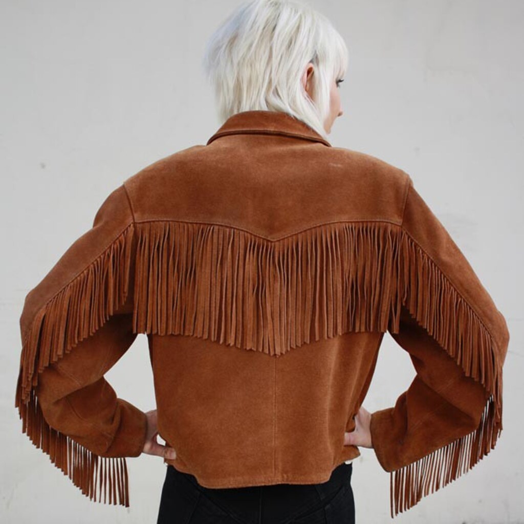 Photo of a fringed jacket