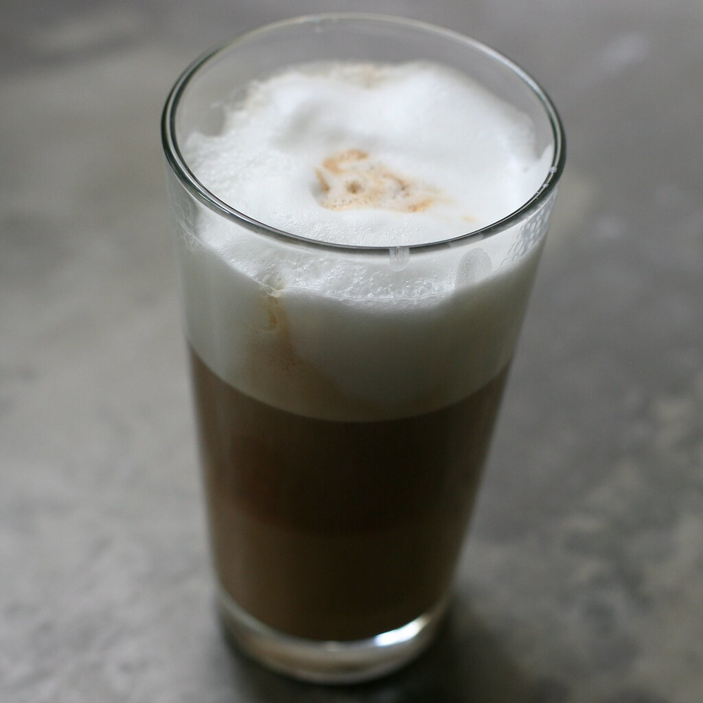 Photo of a frothy drink