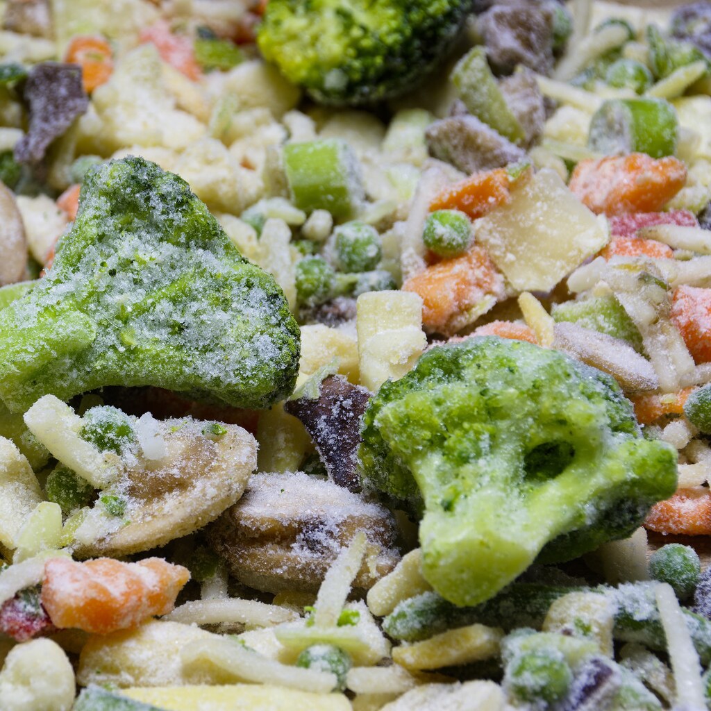 Photo of frozen vegetables