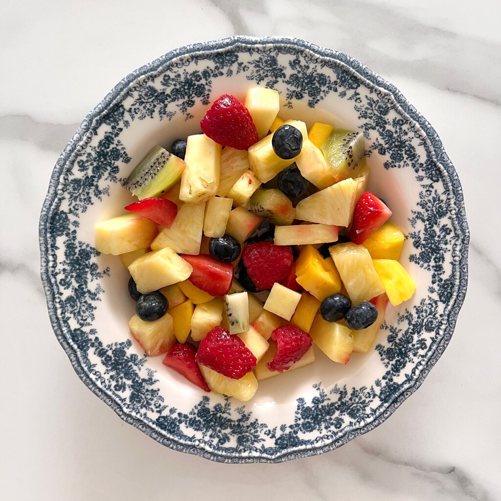 A photo of fruit salad