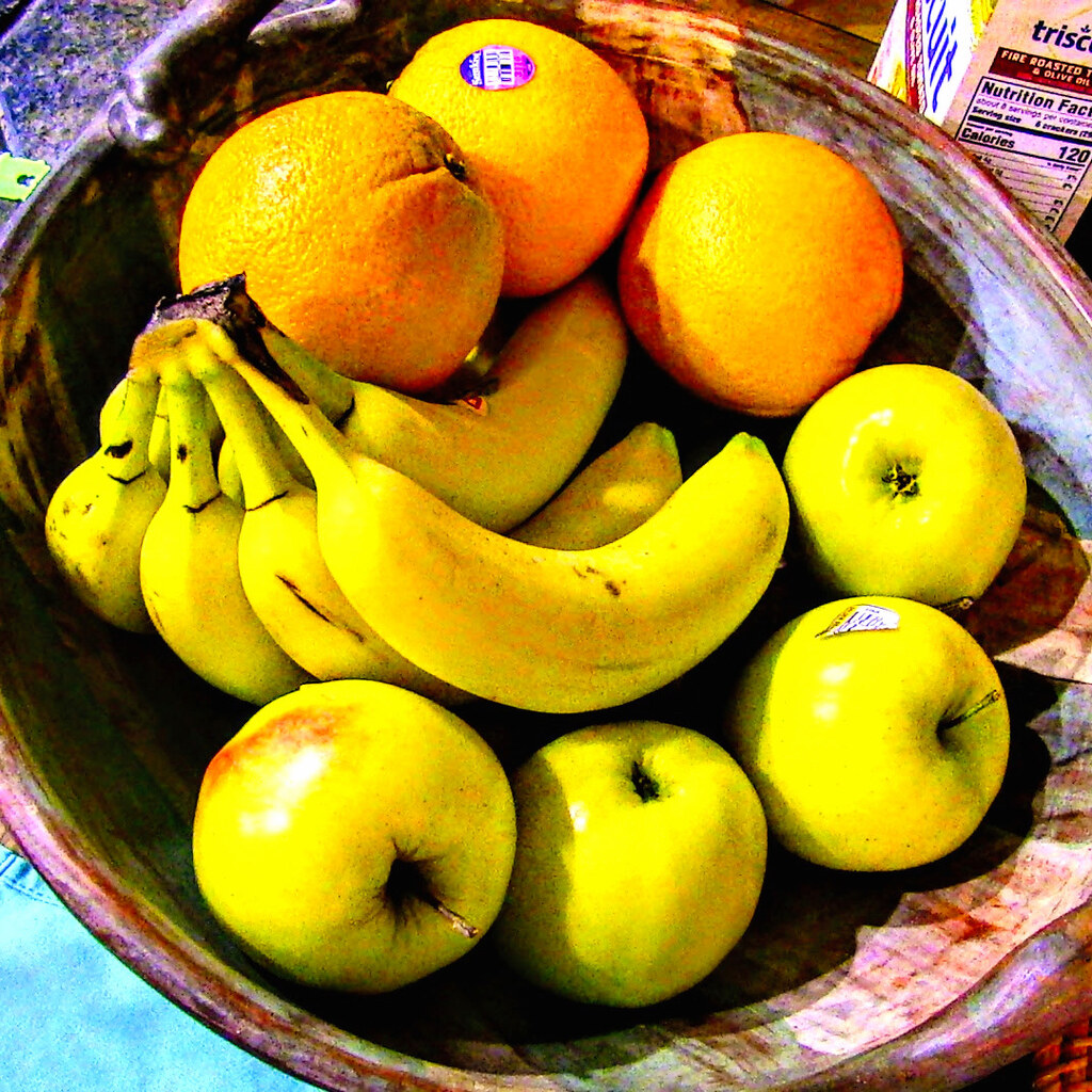 Photo of a bowl of fruit