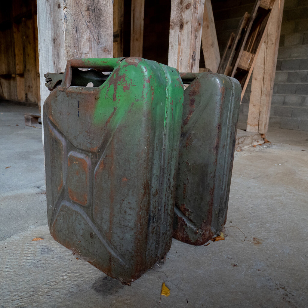 Photo of gas cans